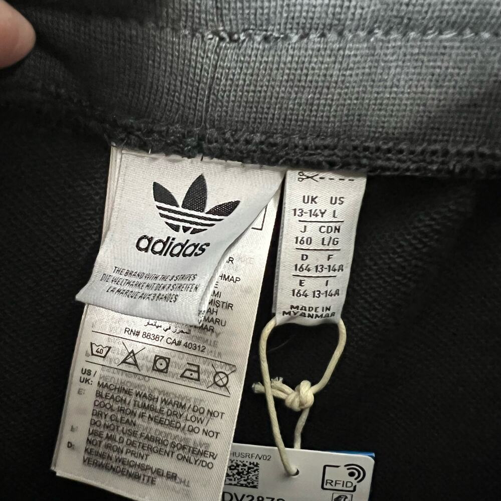 Adidas Trefoil Pants Large Kids Joggers Youth 3 Stripe Relaxed Fit Unisex New - Picture 13 of 13